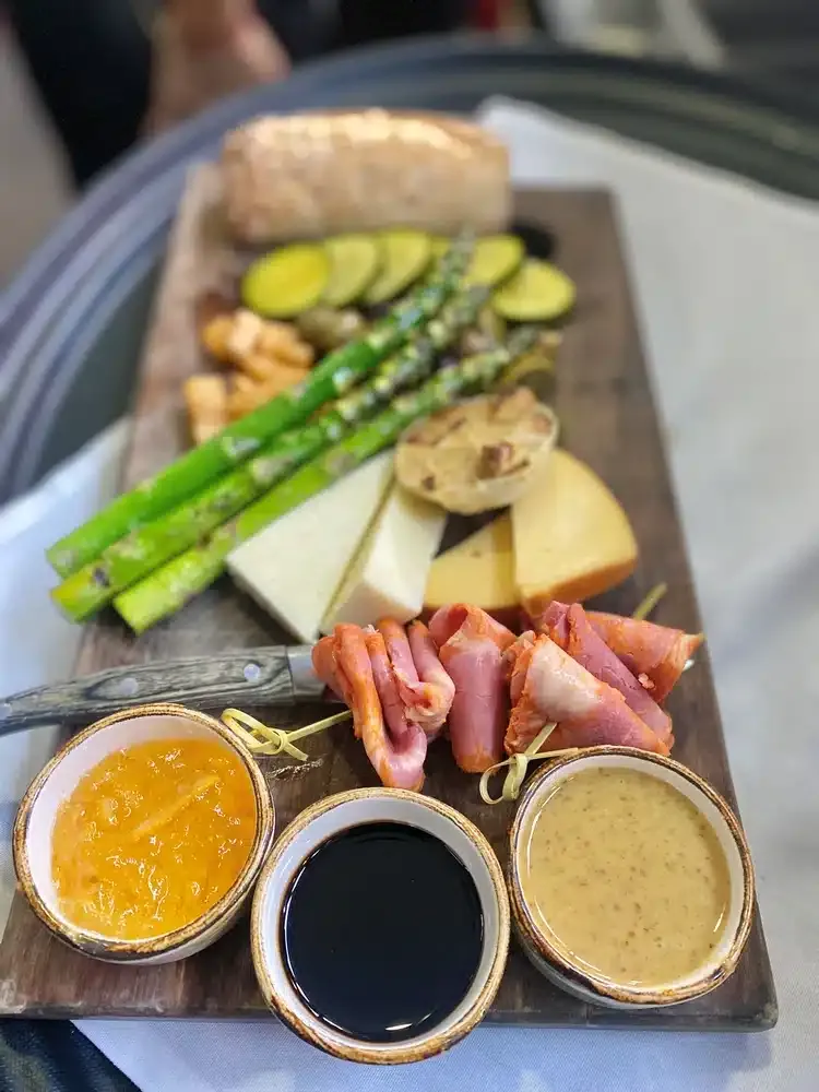 delicious charcuterie board on ami Chefs Charcuterie Board anna maria island