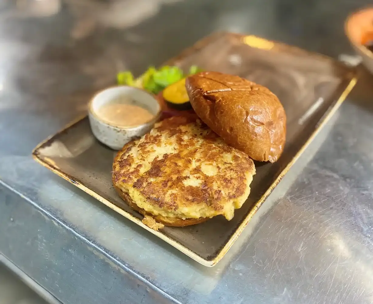 Grouper Cake Sandwich anna maria island