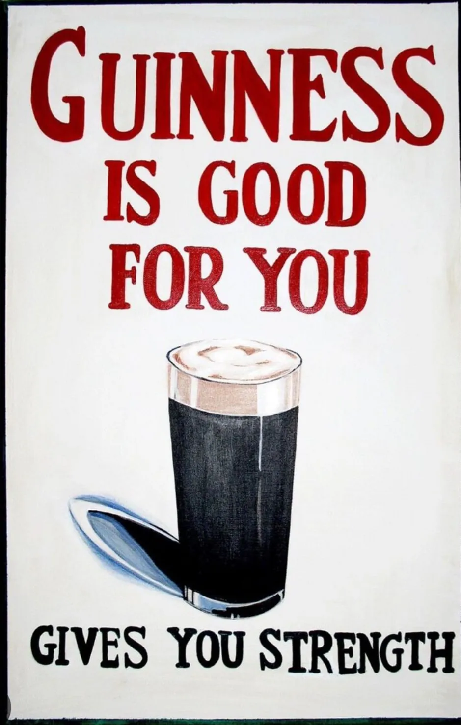 Guinness at the Waterfront restaurant