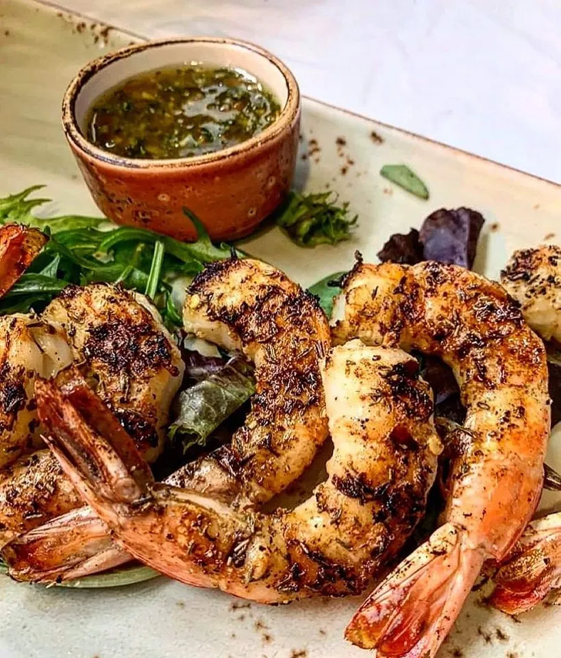 authentic gulf shrimp Gulf Shrimp Blackened with Sauce