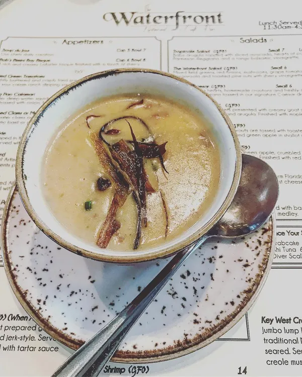 Soup du jour on Anna Maria Potatoe Leek Soup 