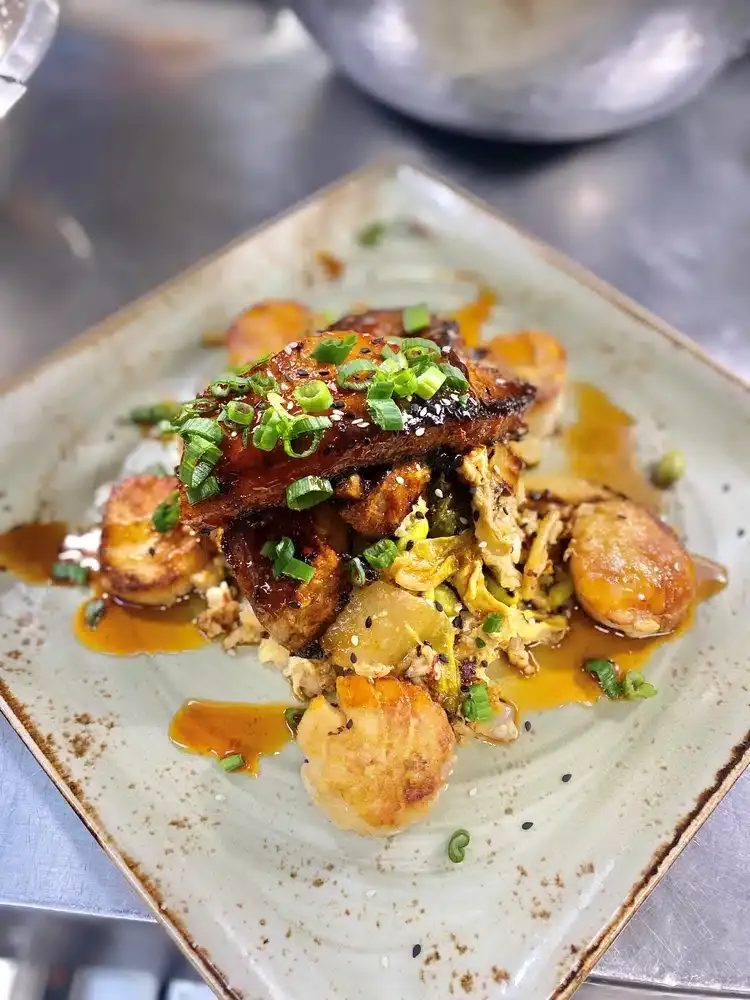Scallops and Pork Belly anna maria island