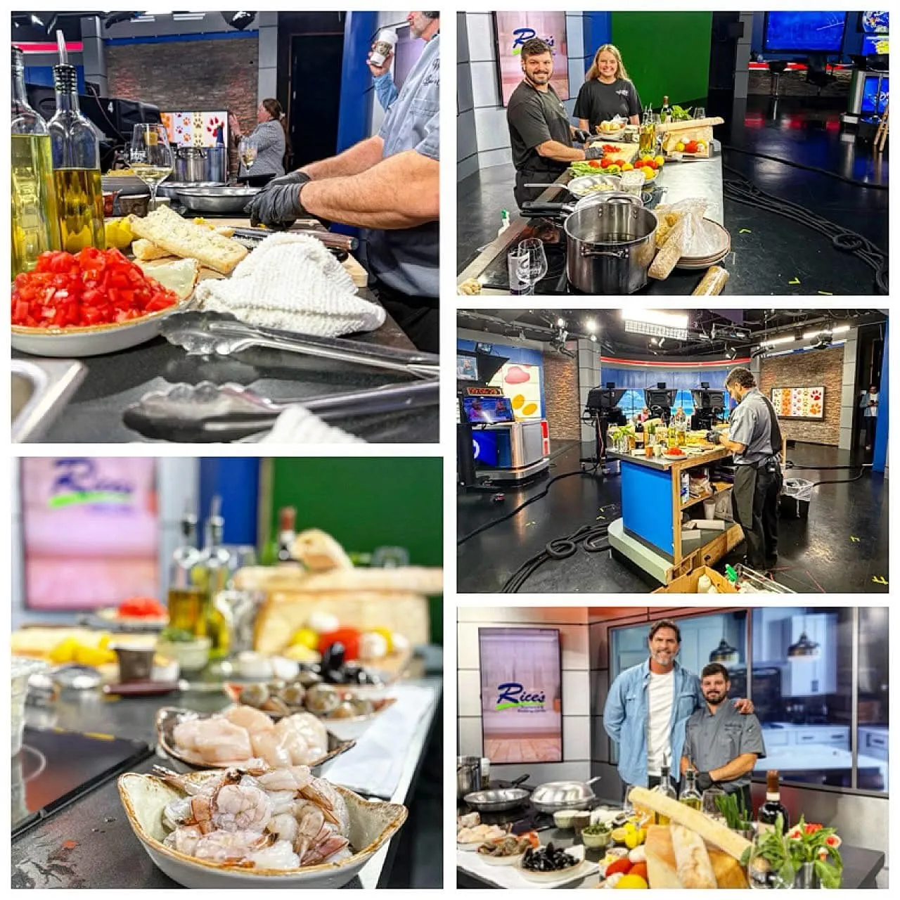 The waterfront restaurant on ABC 7 collage chef Billy
